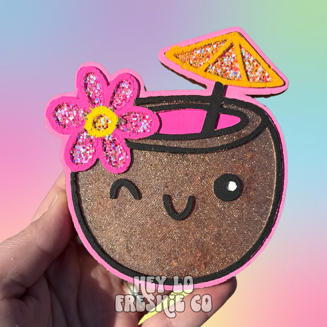 Custom Freshie: Coconut Drink
