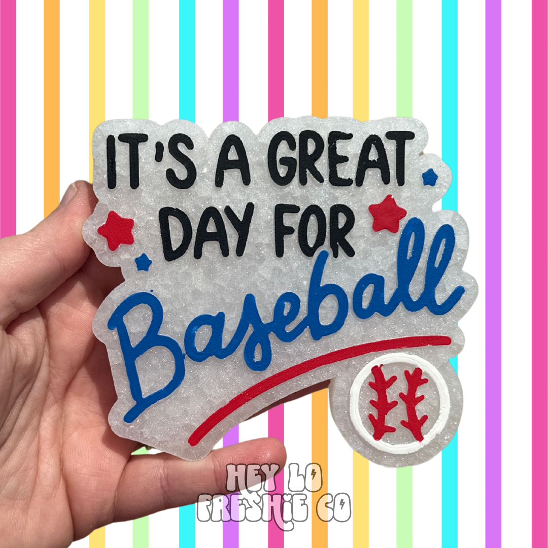 Custom Freshie: It's a Great Day For Baseball