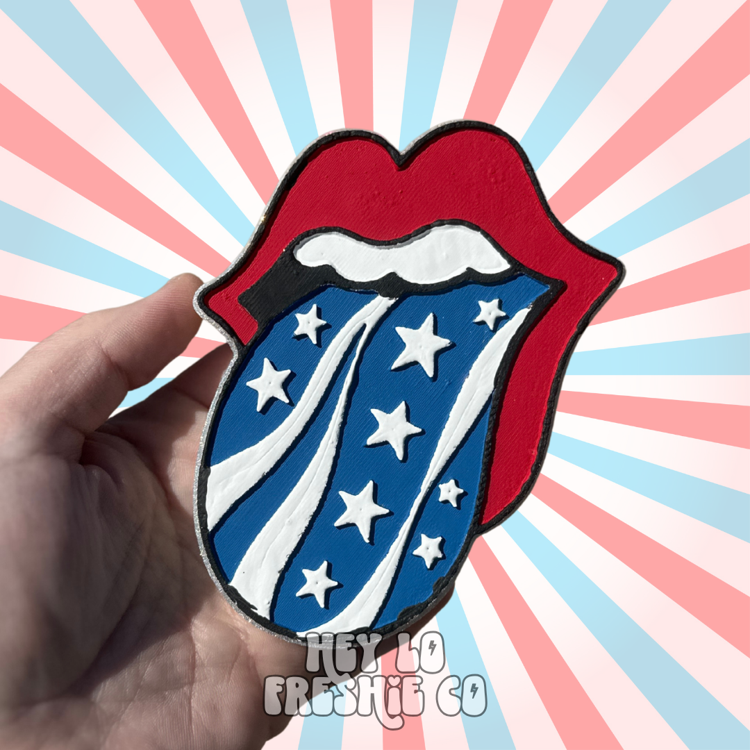Custom Freshie: Patriotic Tongue