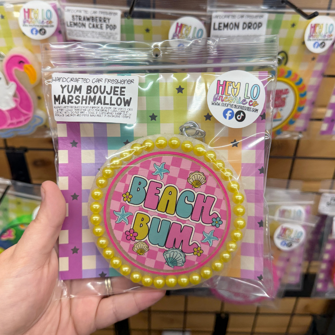 RTS Freshie: Beach Bum (Scent: Yum Boujee Marshmallow)