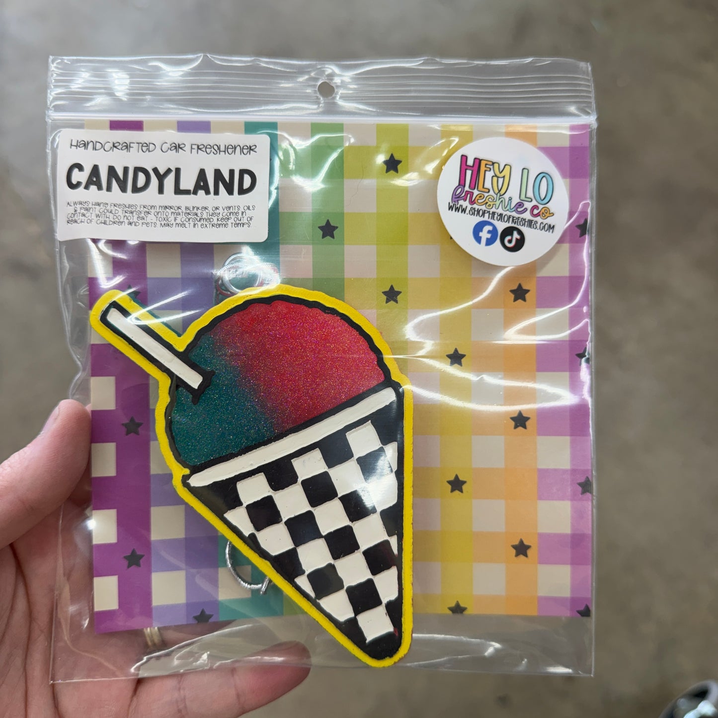 RTS Freshie: Snow Cone (Scent: Candyland)