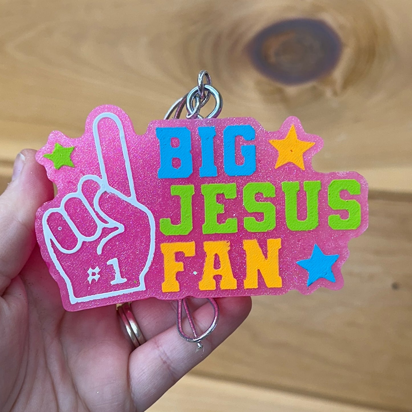 Big Jesus Fan (Scent: Peppered Suede)