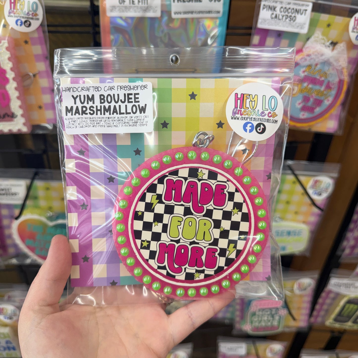 RTS Freshie: Made For More (Scent: Yum Boujee Marshmallow)