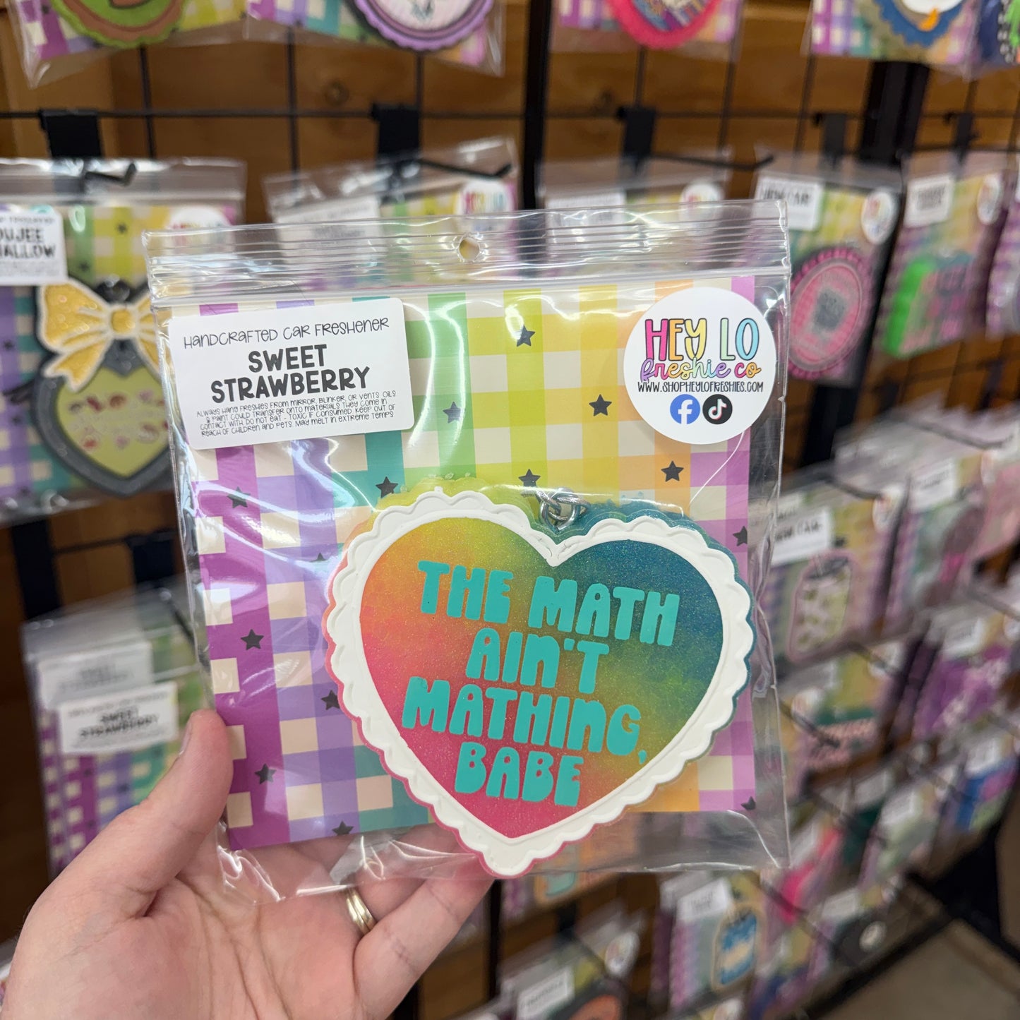 RTS Freshie: The Math Ain't Mathin' Babe (Scent: Sweet Strawberry)