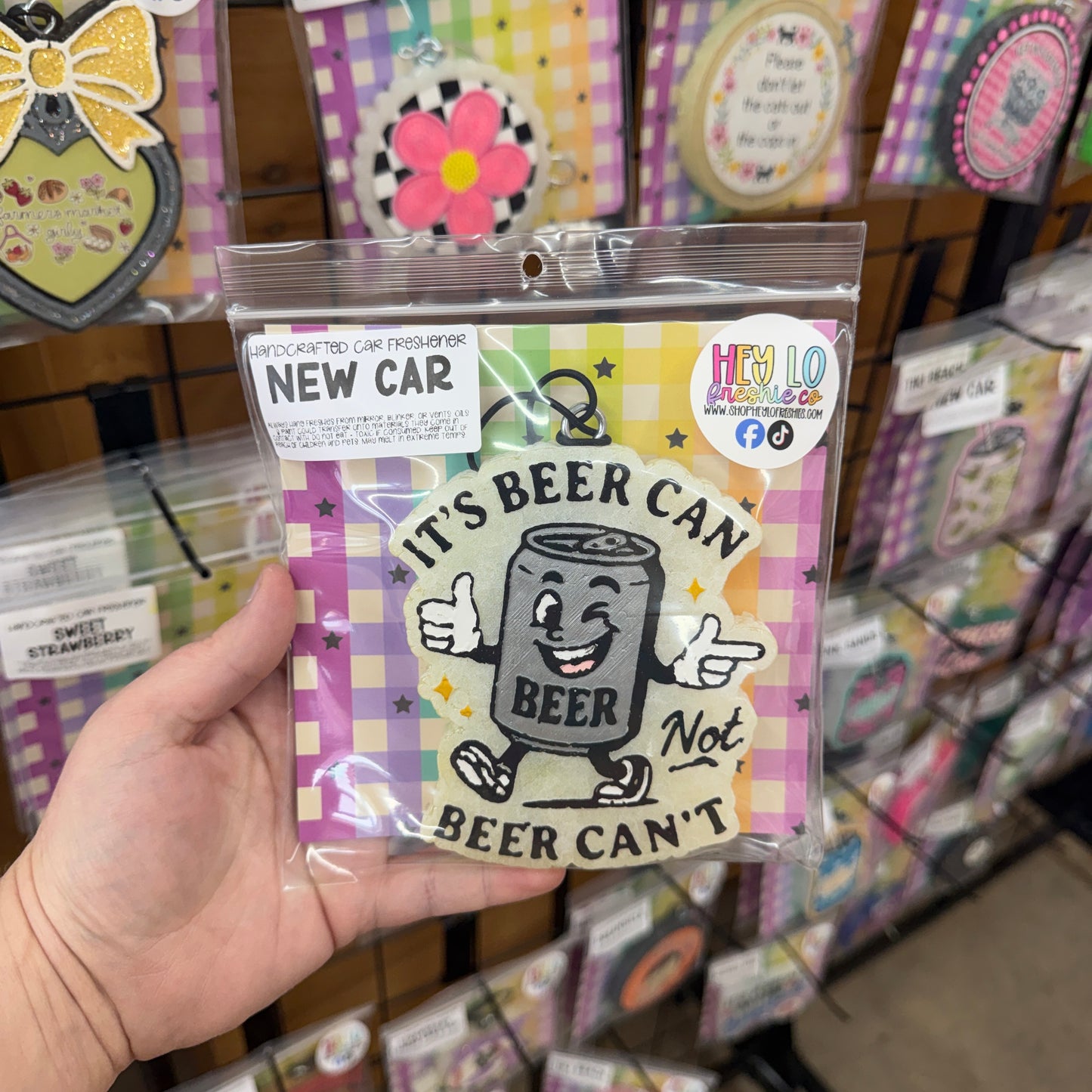 RTS Freshie: It's Beer Can Not Beer Can't (Scent: New Car)