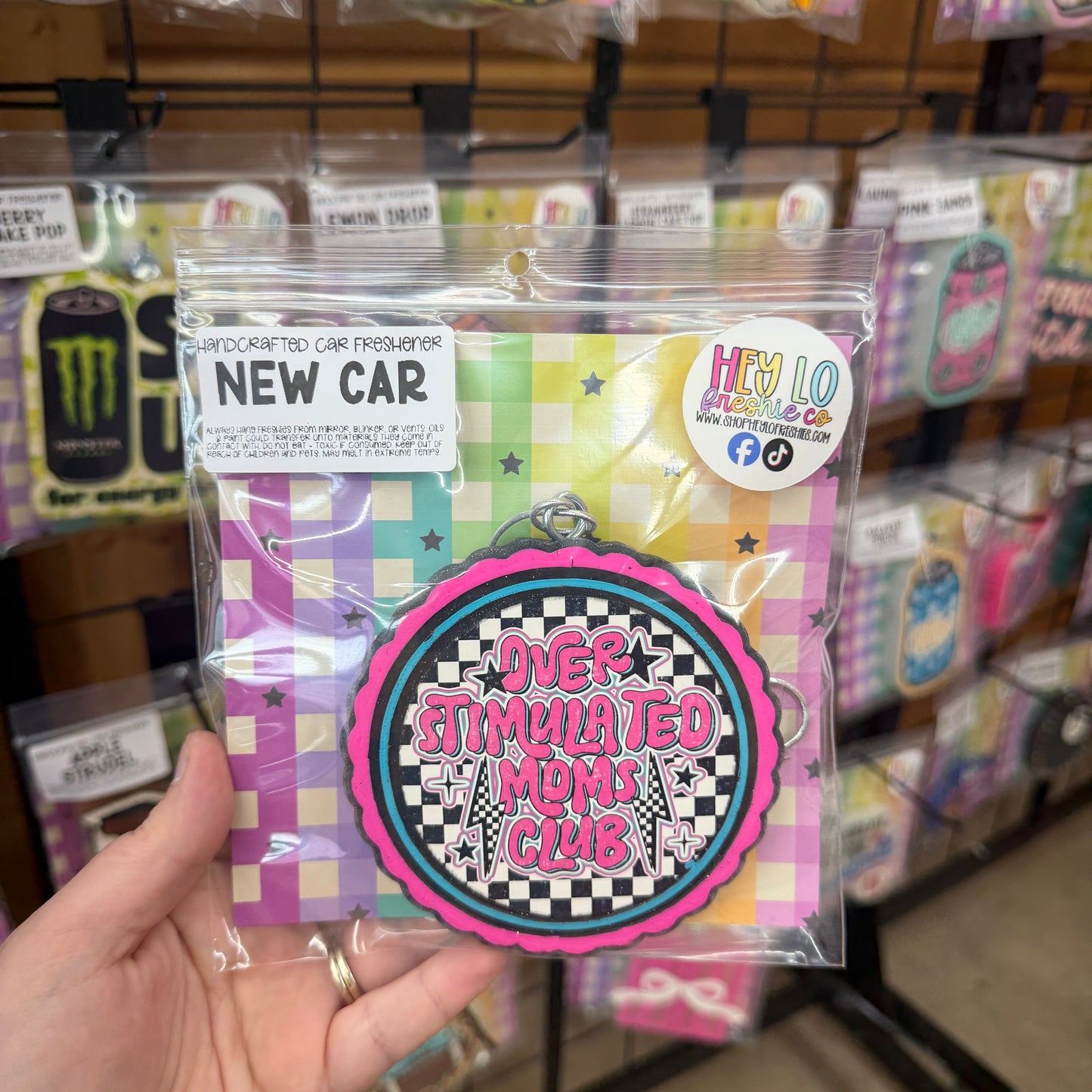 RTS Freshie: Overstimulated Moms Club (Scent: New Car)