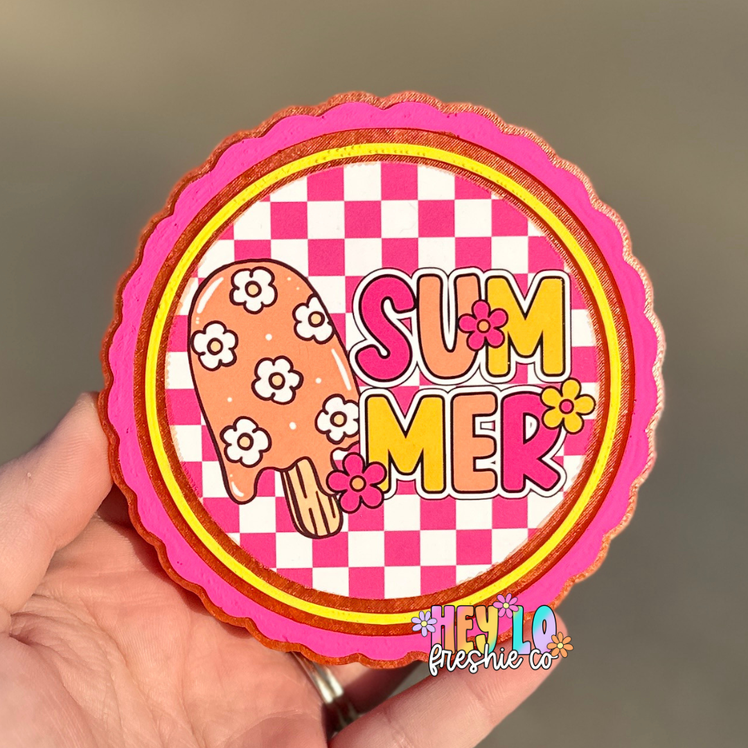 RTS Freshie: Summer (Scent: Frozen Sunshine)