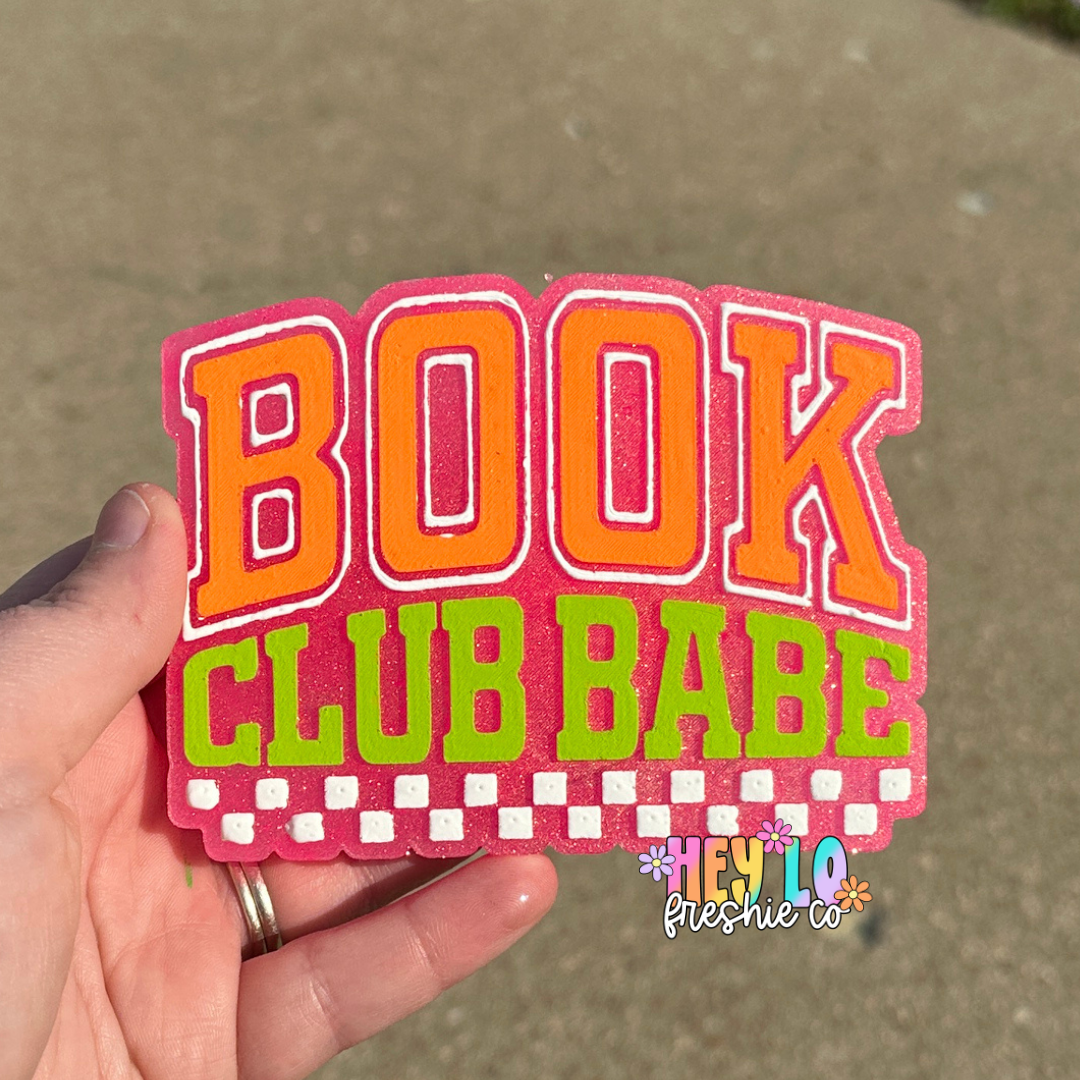 Custom Freshie: Book Club Babe
