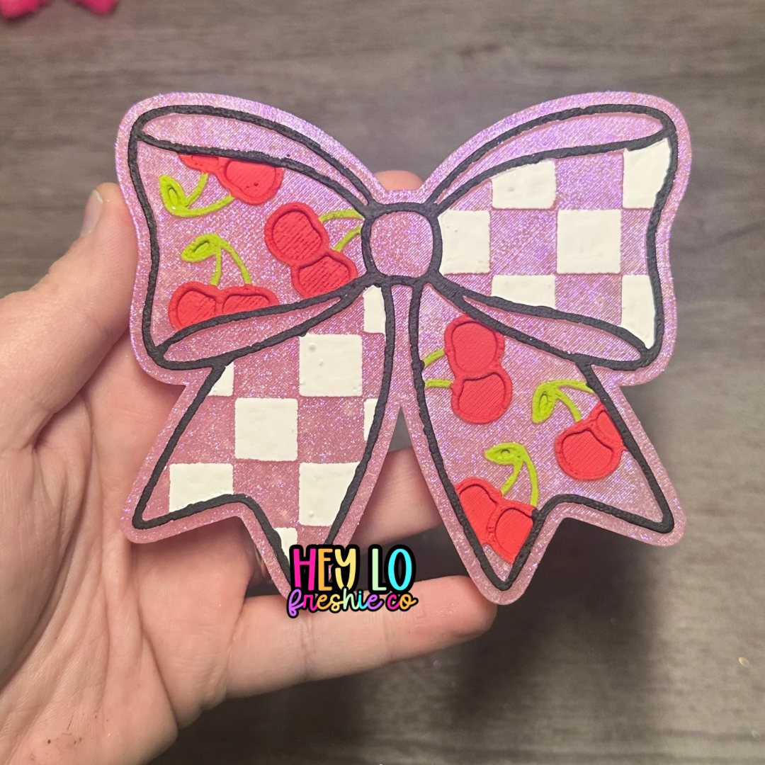 Custom Freshie: Cherry Bow