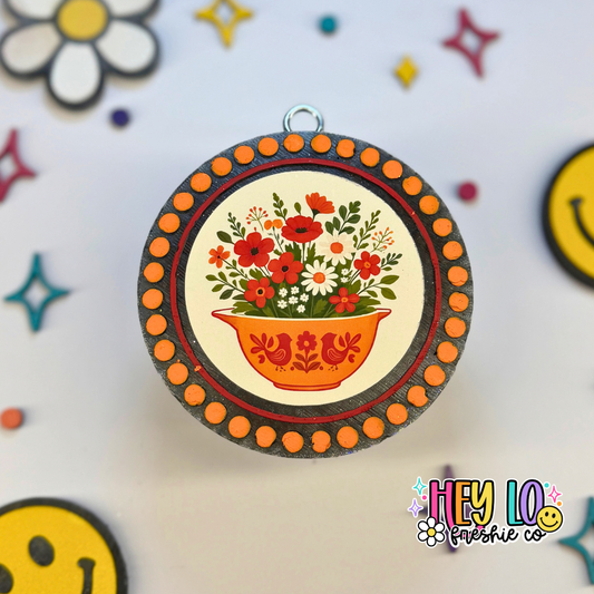 Orange Vintage Bowls