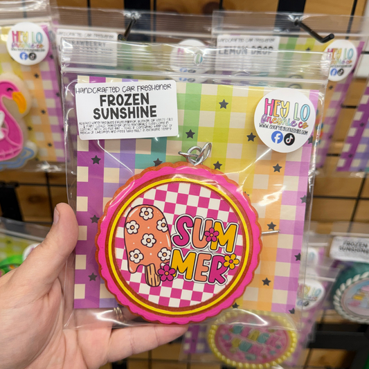 RTS Freshie: Summer (Scent: Frozen Sunshine)