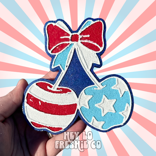 Custom Freshie: Patriotic Cherries