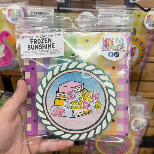 RTS Freshie: Beach Reader (Scent: Frozen Sunshine)
