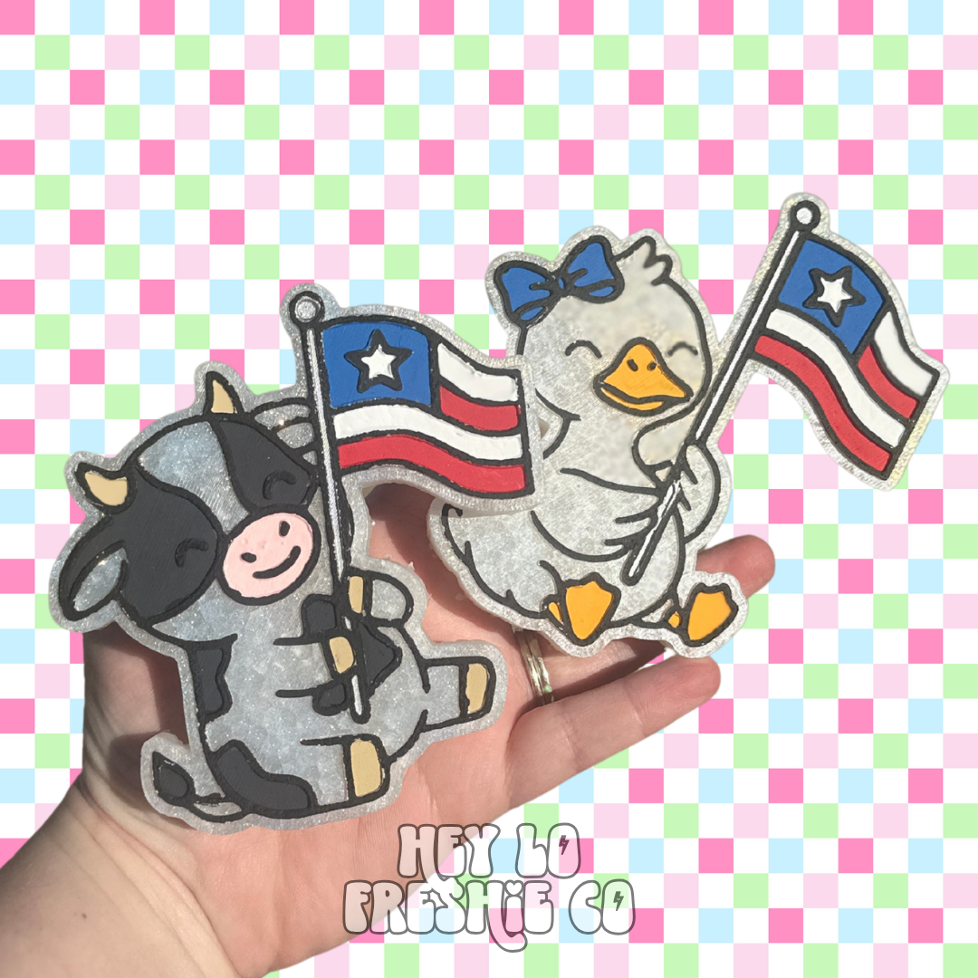 Custom Freshie: Flag Cutie