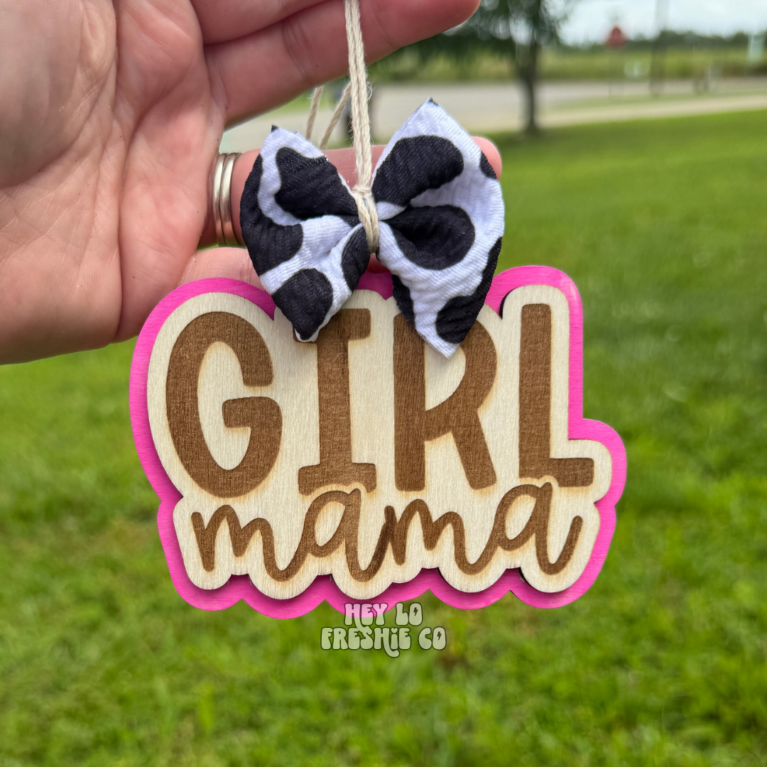 Girl Mama Car Charm