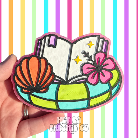 Custom Freshie: Bookish Pool Float