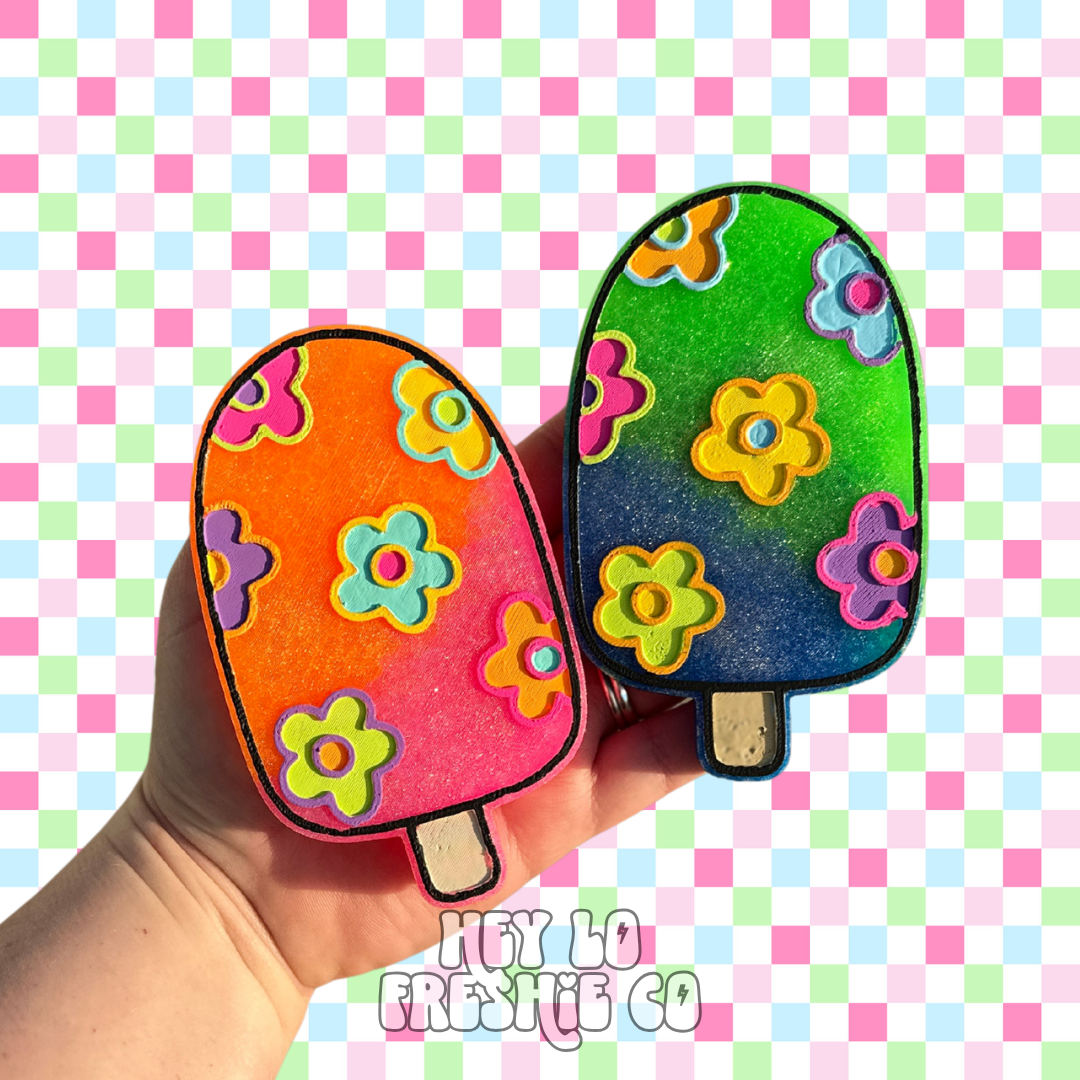Custom Freshie: Daisy Popsicle