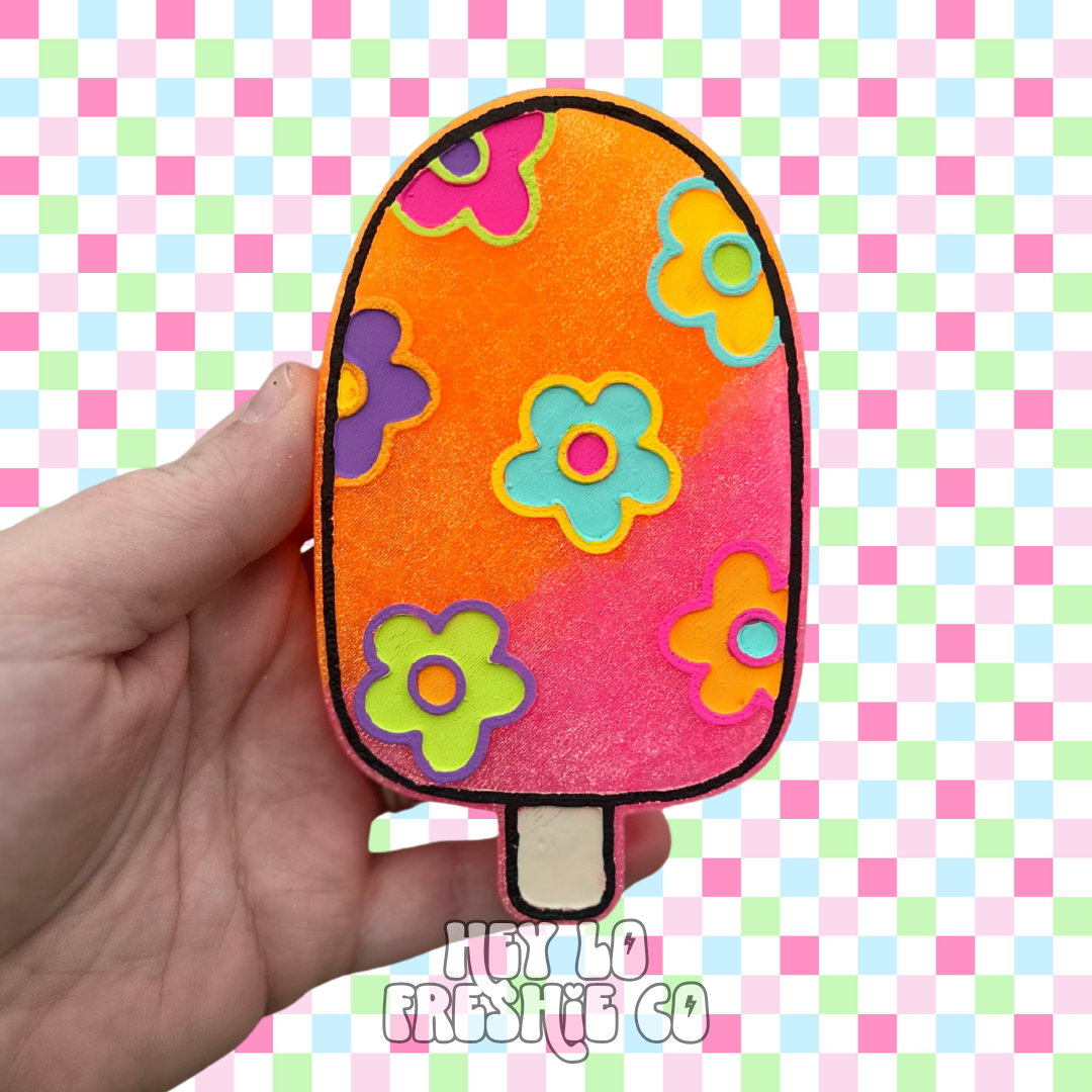 Custom Freshie: Daisy Popsicle