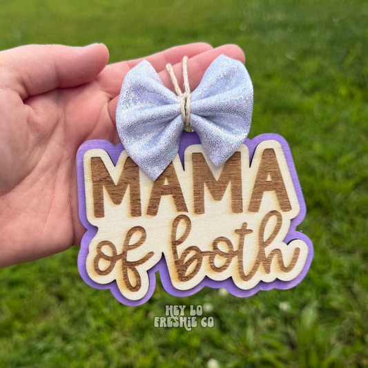 Mama Of Both Car Charm