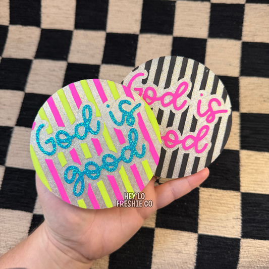 Custom Freshie: Striped God Is Good