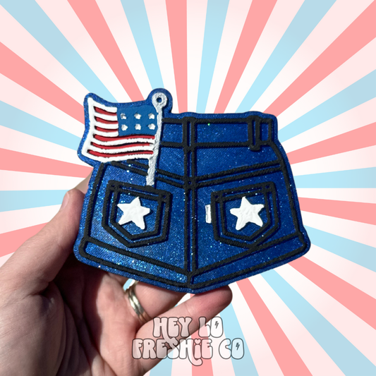 Custom Freshie: Patriotic Shorts