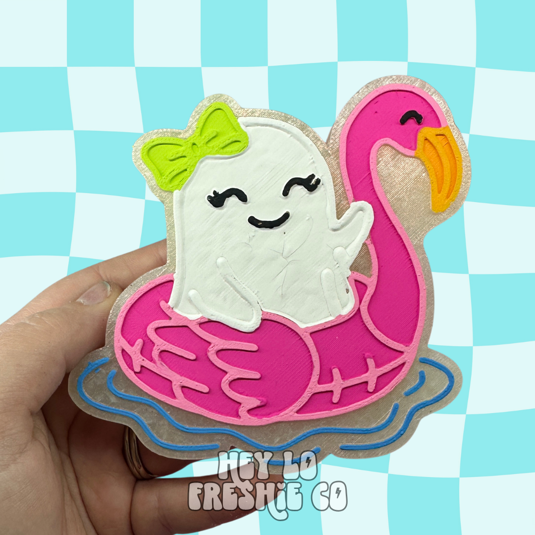 Pool Floatie Ghost (Scent: Peppered Suede)
