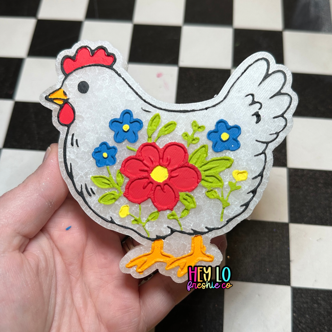 Floral Chicken