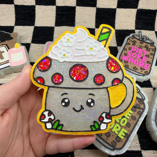 RTS Freshie: Mushroom Mug (Scent: Cotton Candy Dreams)