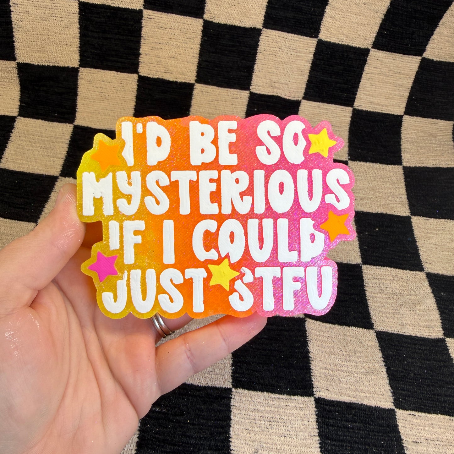 RTS Freshie: I'd Be So Mysterious (Scent: Fruit Loops)