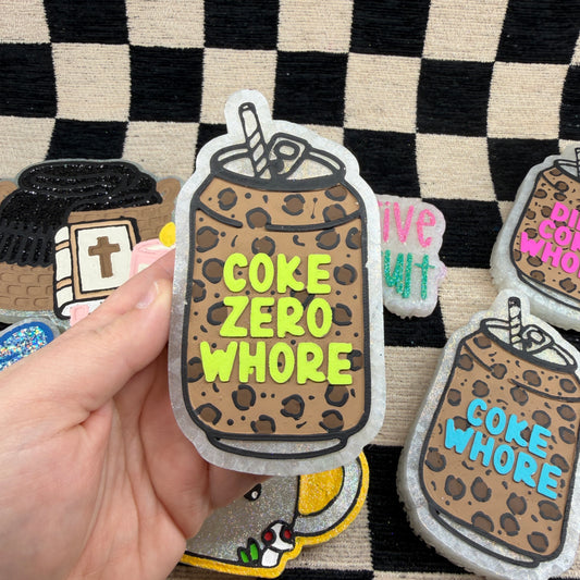 RTS Freshie: Coke Zero Whore (Scent: Pink Sugar)