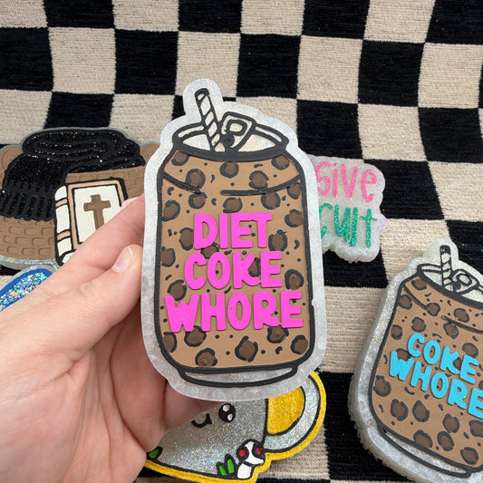 RTS Freshie: Diet Coke Whore (Scent: Pink Sugar)