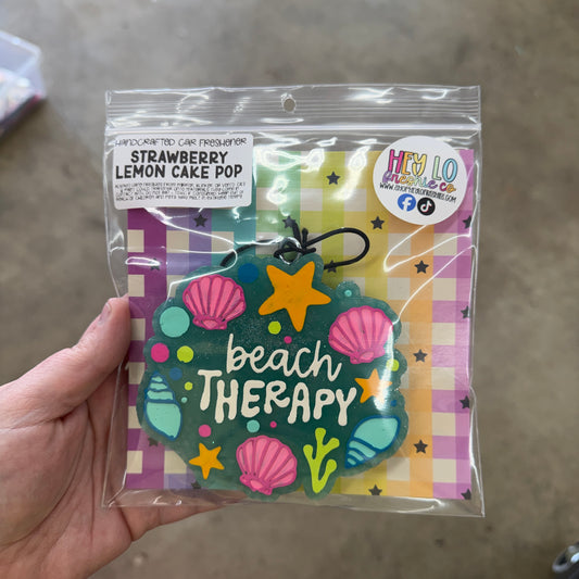 RTS Freshie: Beach Therapy (Scent: Strawberry Lemon Cake Pop)