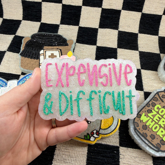 RTS Freshie: Expensive & Difficult (Scent: Pink Sugar)