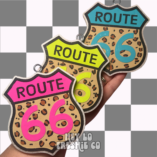 Custom Freshie: Boujee Route 66