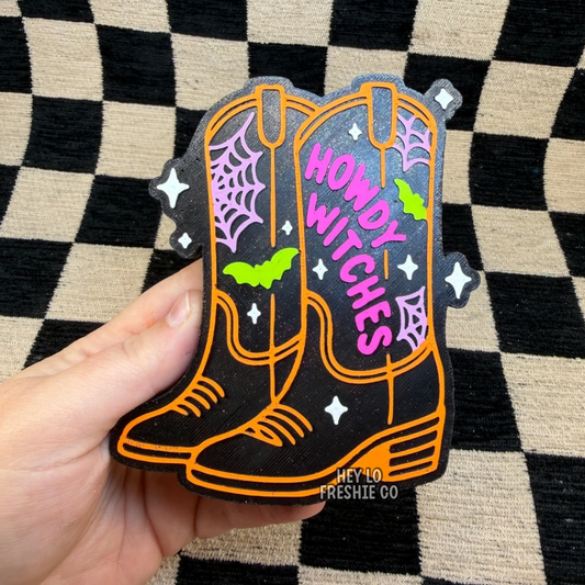 Custom Freshie: Howdy Witches Boots