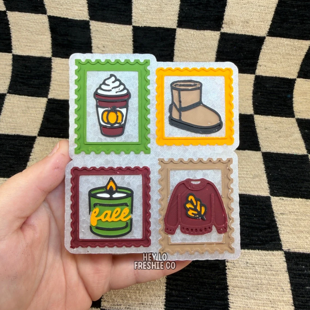 Custom Freshie: Fall Stamps