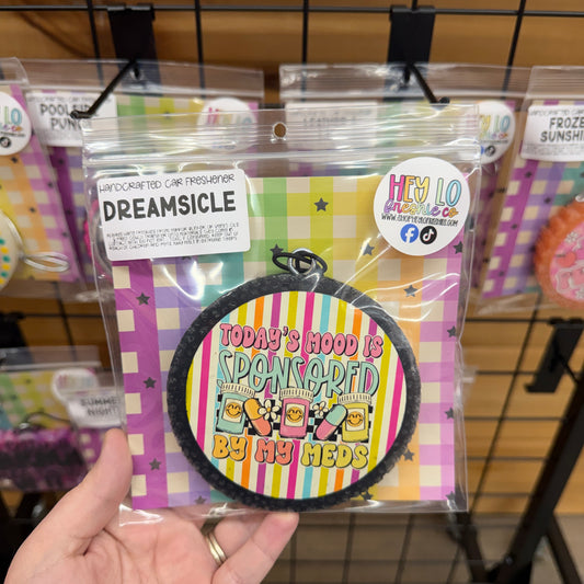 RTS Freshie: Todays Mood Sponsored By My Meds (Scent: Dreamsicle)