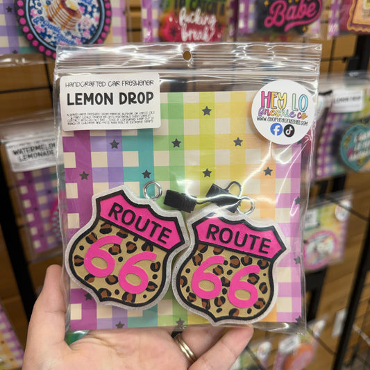 RTS Freshie: Route 66 Vent Clips (Scent: Lemon Drop)