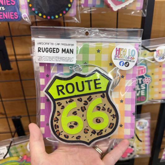 RTS Freshie: Route 66 (Scent: Rugged Man)