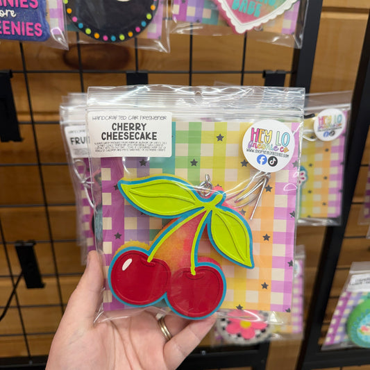 RTS Freshie: Cherries (Scent: Cherry Cheesecake)