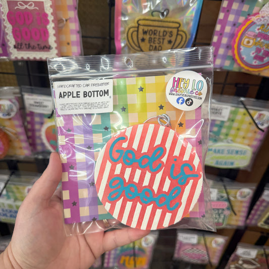 RTS Freshie: God Is Good (Scent: Apple Bottom)