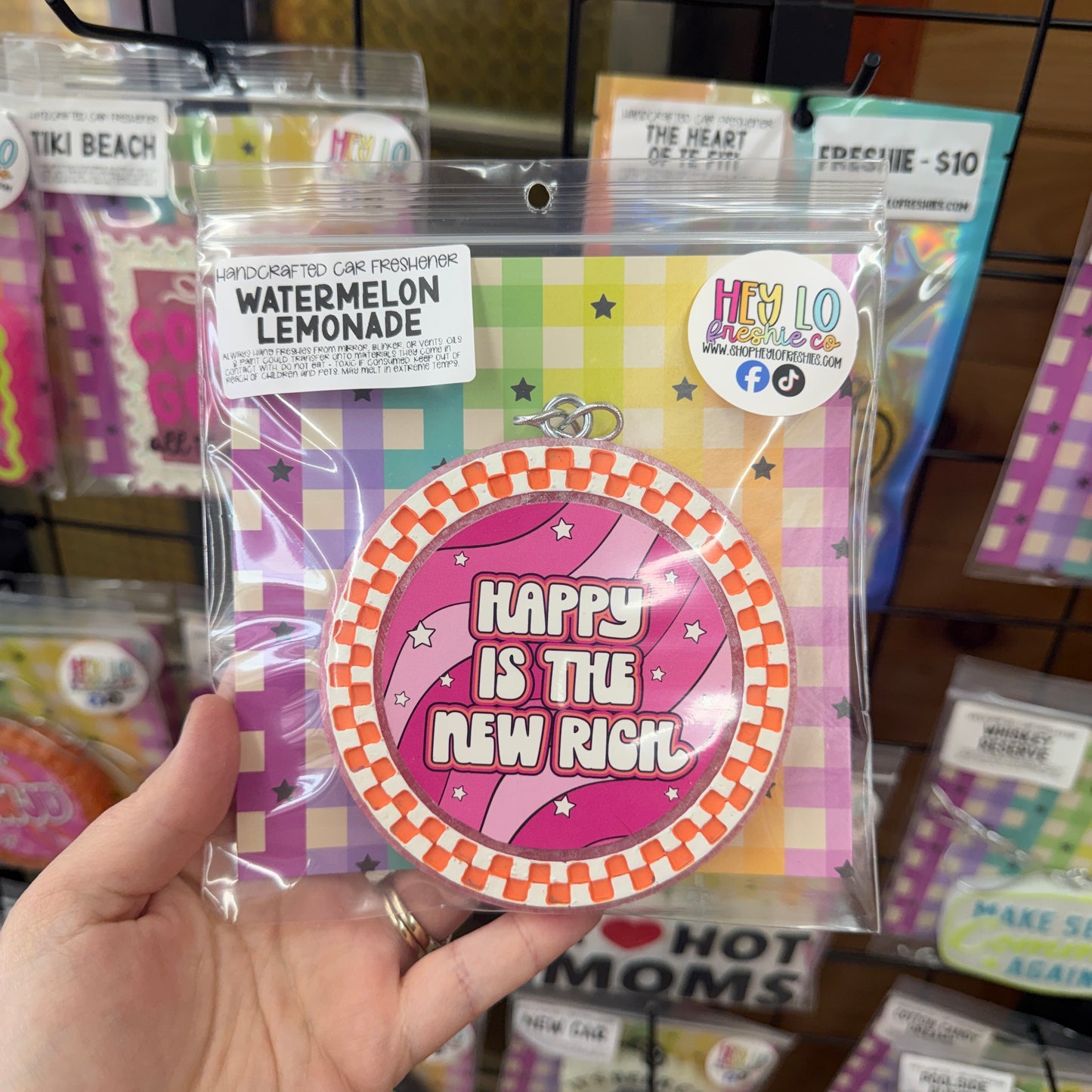 RTS Freshie: Happy Is The New Rich (Scent: Watermelon Lemonade)