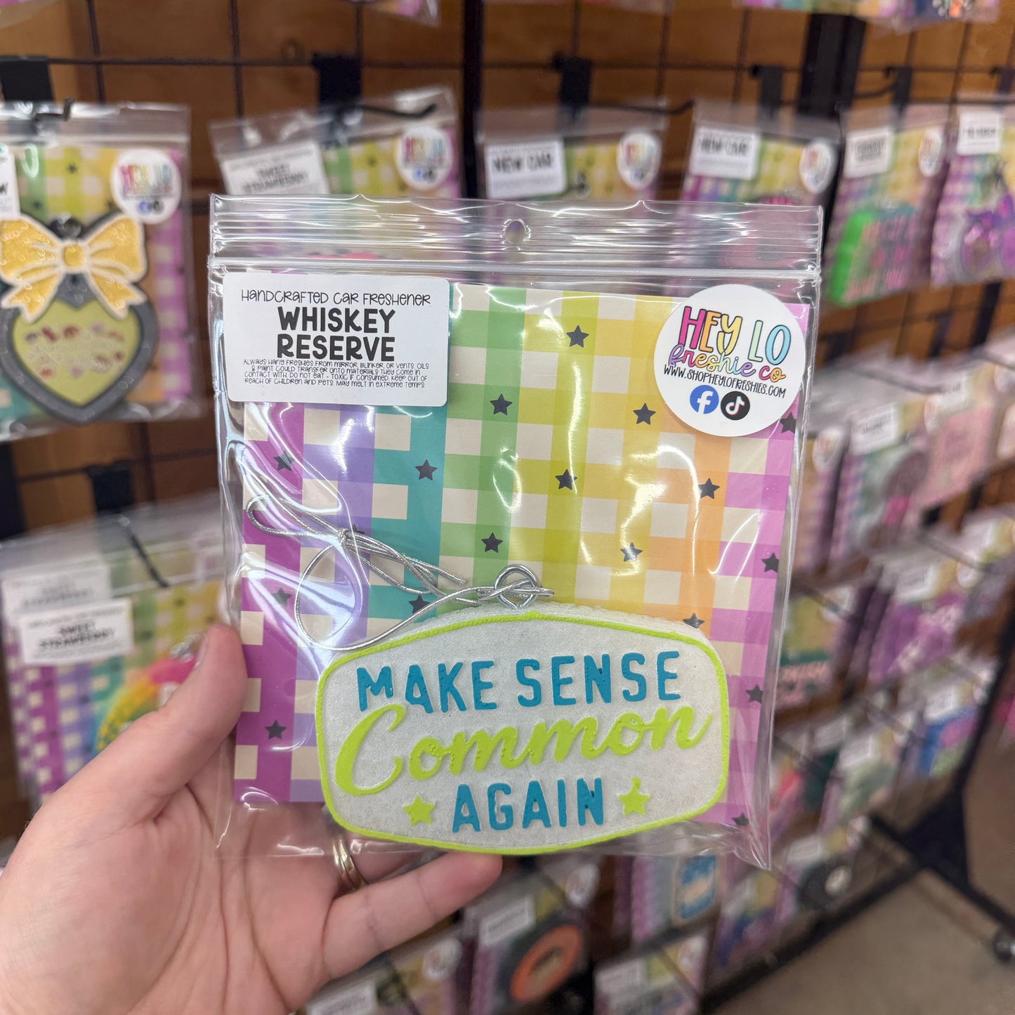 RTS Freshie: Make Sense Common Again (Scent: Whiskey Reserve)