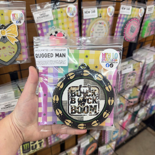 RTS Freshie: Buck Buck Boom (Scent: Rugged Man)