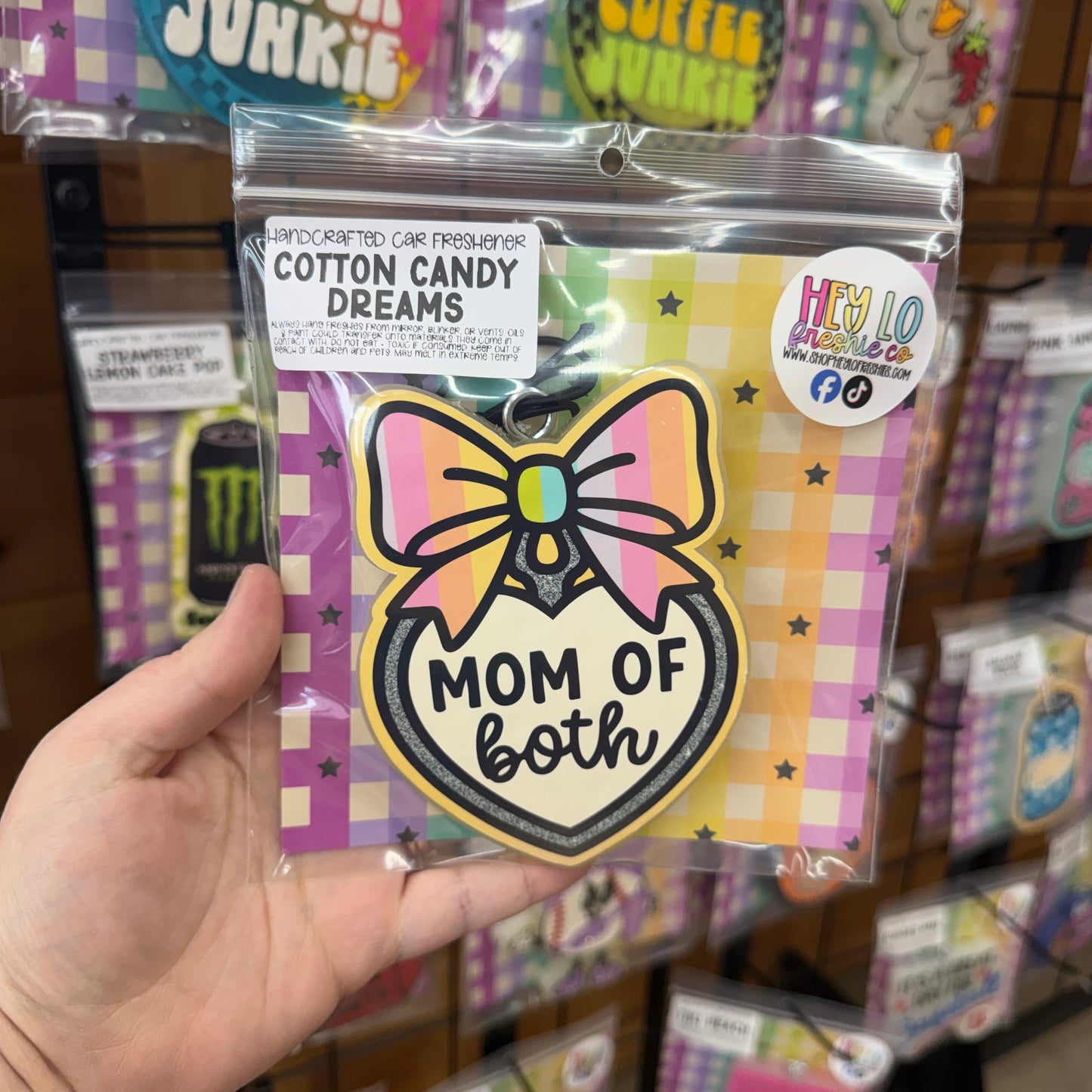 RTS Freshie: Mom Of Both Locket (Scent: Cotton Candy Dreams)