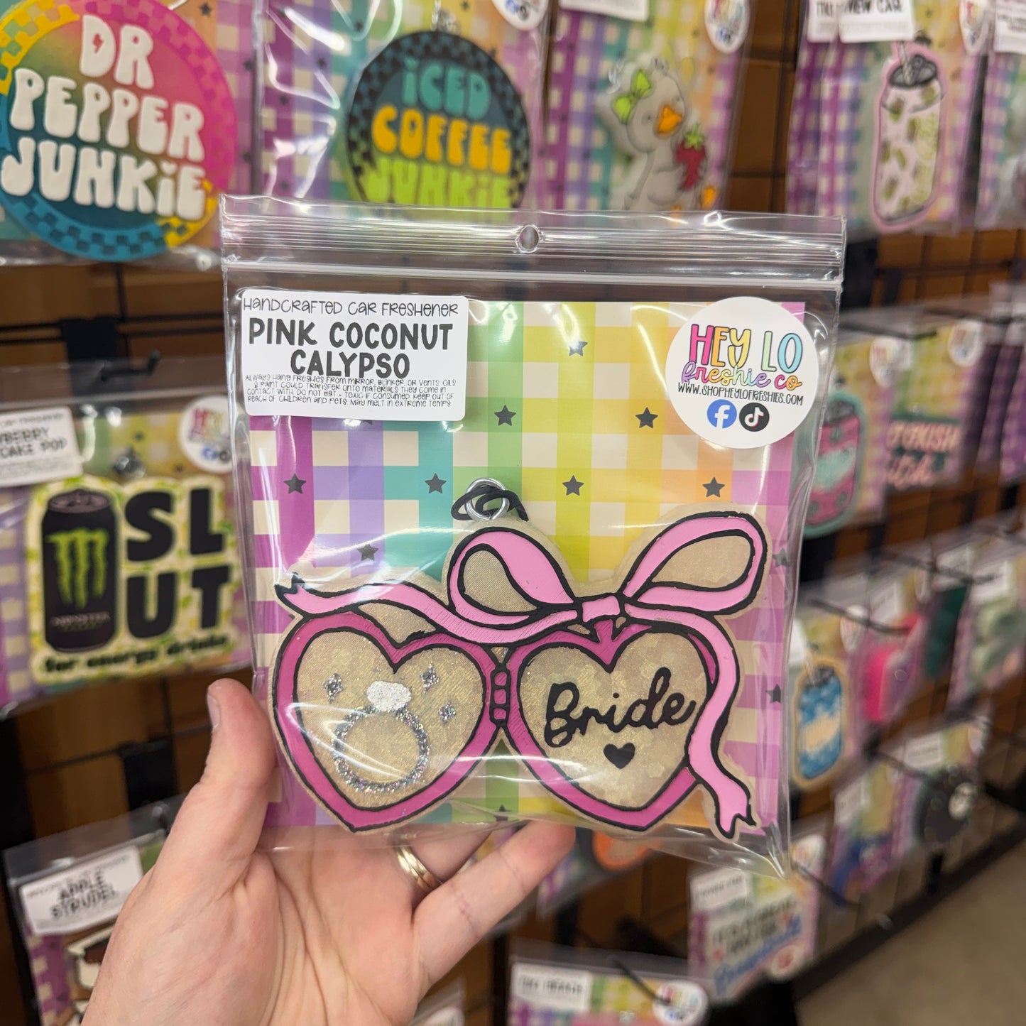 RTS Freshie: Bride (Scent: Pink Coconut Calypso)