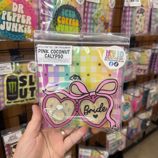 RTS Freshie: Bride (Scent: Pink Coconut Calypso)