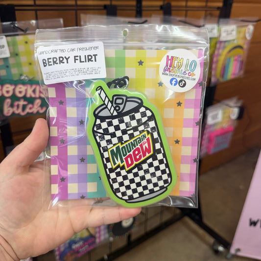 RTS Freshie: Mountain Dew (Scent: Berry Flirt)