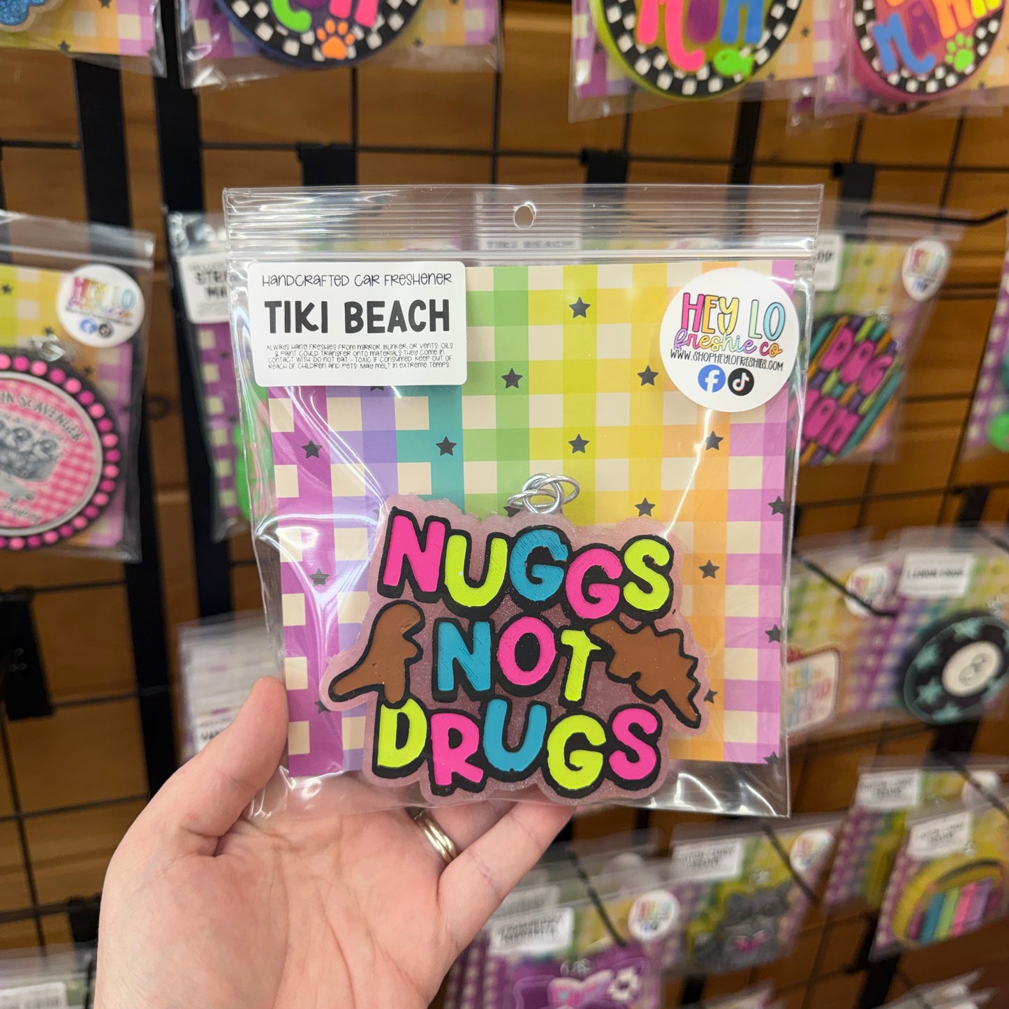 RTS Freshie: Nuggs Not Drugs (Scent: Tiki Beach)