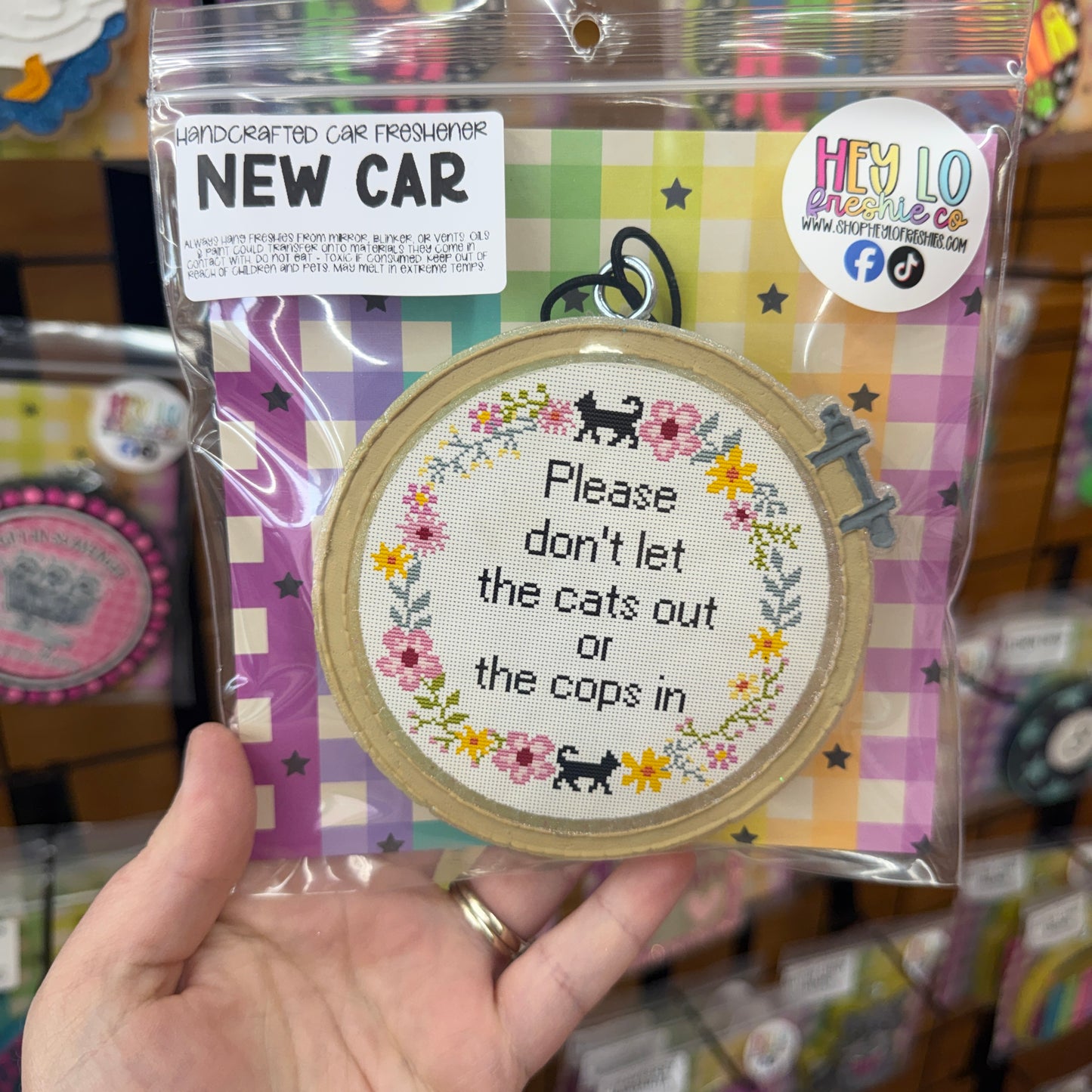 RTS Freshie: Don't Let The Cats Out Or The Cops In (Scent: New Car)